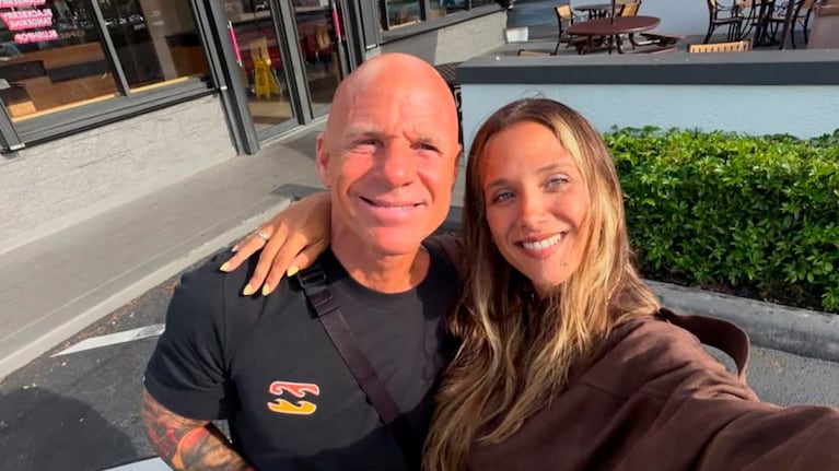 Barbie Vélez y su papá, Alejandro Pucheta (Foto: Instagram)