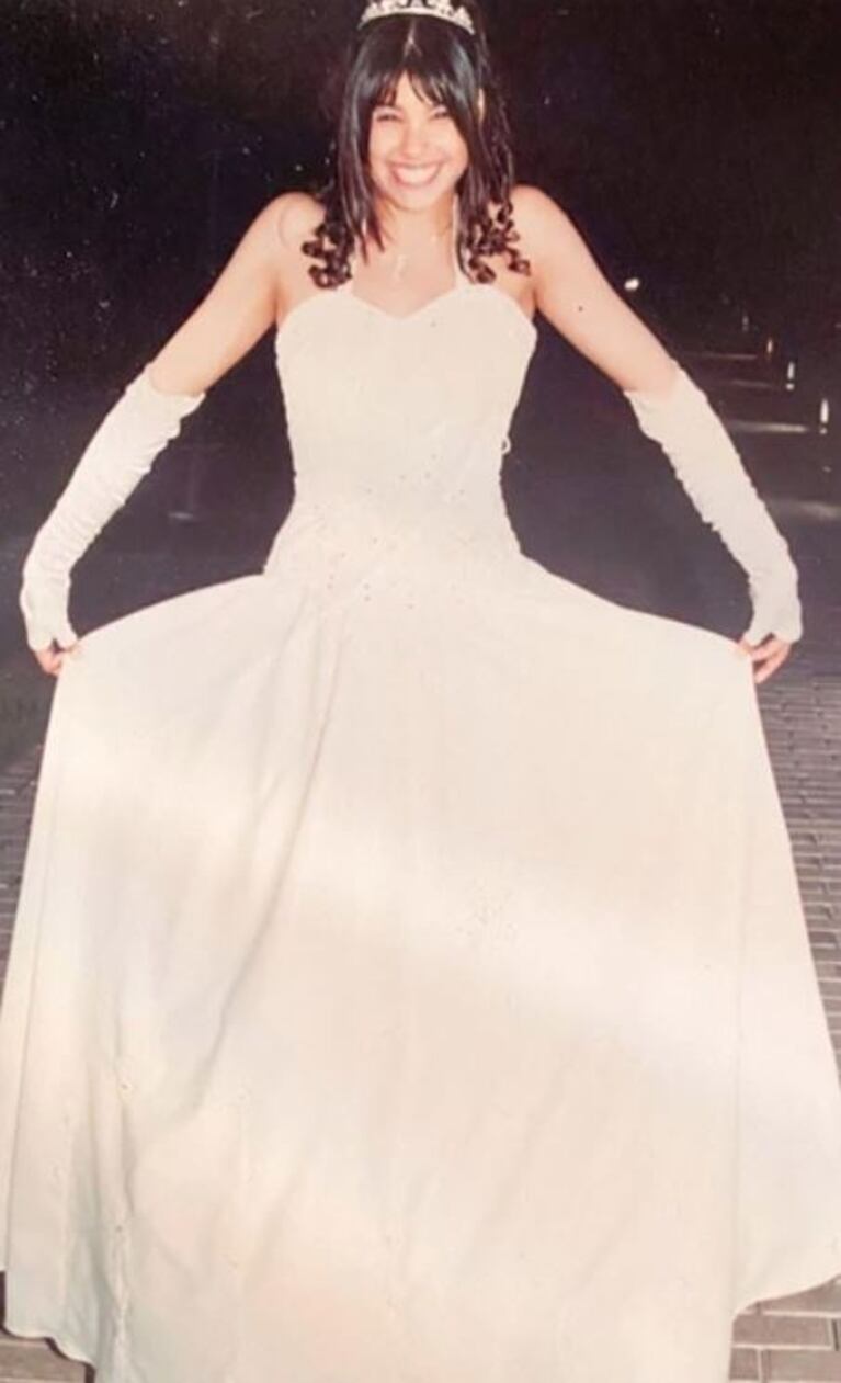 Barby Franco compartió fotos de su infancia en la Villa 21 y el álbum de sus 15: "¡Era feliz donde vivía!"