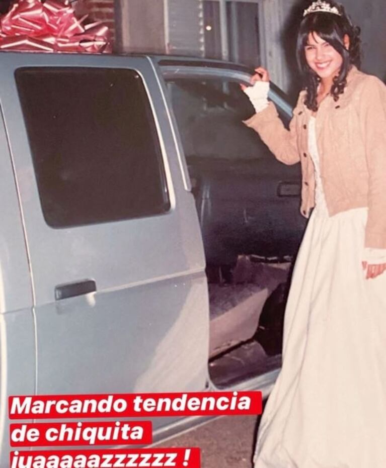 Barby Franco compartió fotos de su infancia en la Villa 21 y el álbum de sus 15: "¡Era feliz donde vivía!"