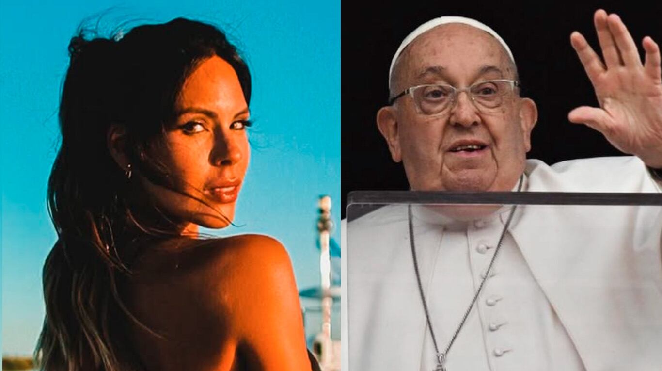 Barby Franco despidió al papa Francisco. Foto: franciscus