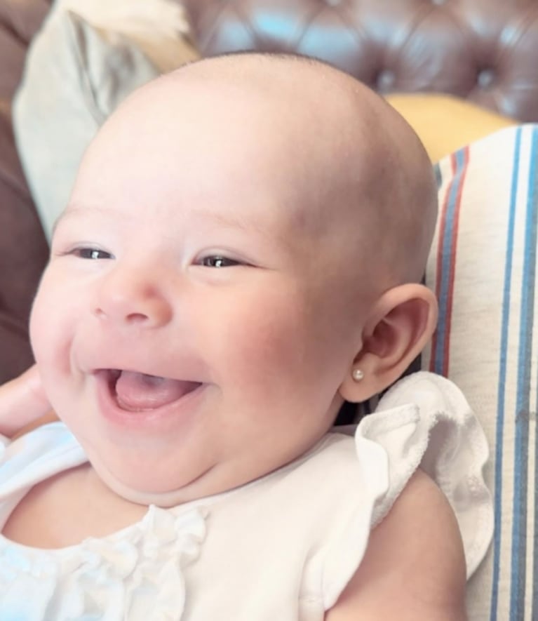 Barby Franco enterneció a sus fans con la foto más tierna de Sarah: "Miss simpatía"