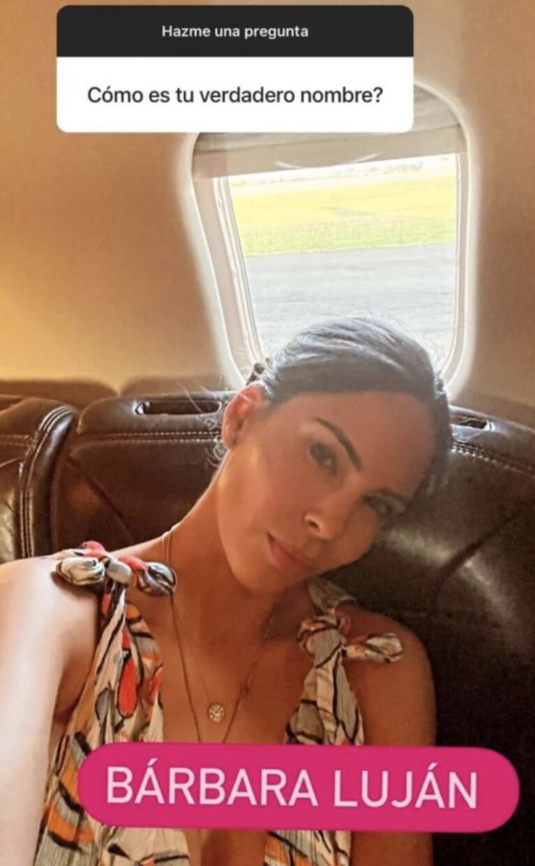 Barby Franco reveló cuál es su segundo nombre: "Bárbara Luján"