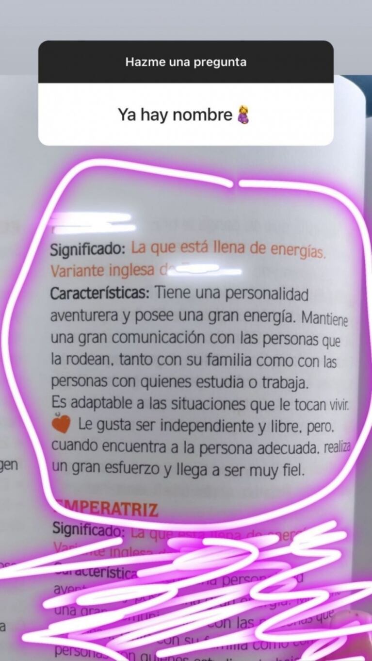 Barby Franco reveló sin querer el nombre de la beba que espera con Fernando Burlando