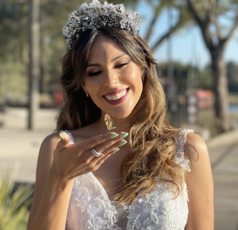 Barby Franco vivió un inesperado momento mientras modelaba vestidos de novia: "Quedé muda"