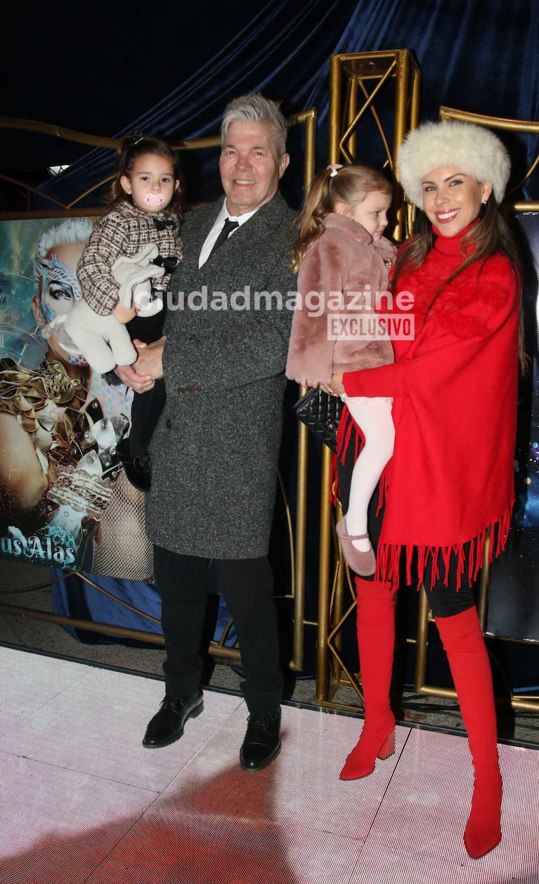 Barby Franco y Fernando y Sarah Burlando (Foto: Movilpress)