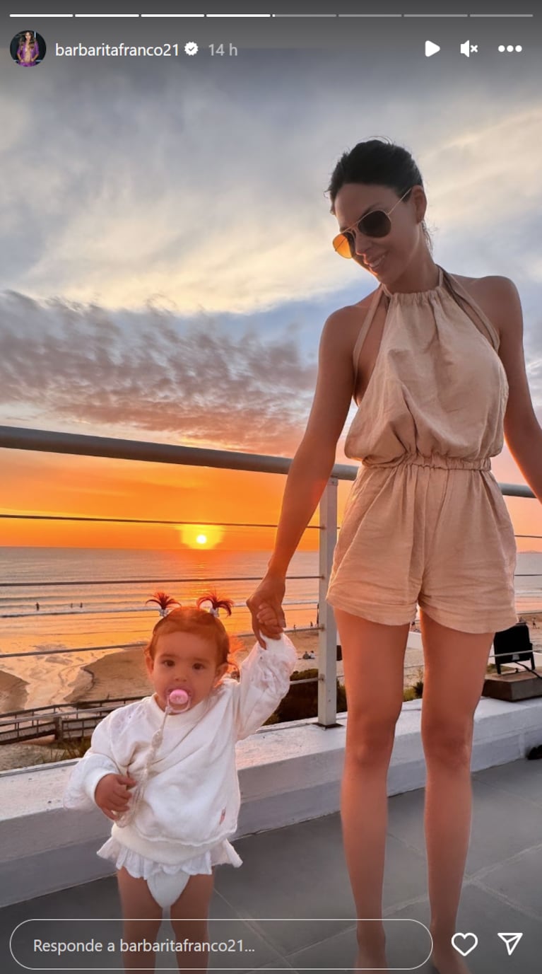 Barby Franco y Sarah Burlando disfrutaron de un atardecer soñado en la playa: las increíbles fotos