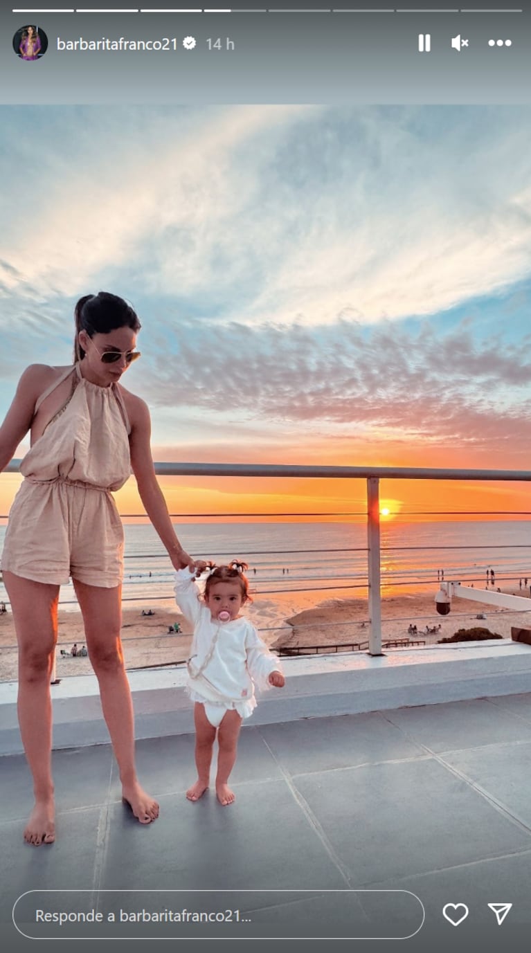 Barby Franco y Sarah Burlando disfrutaron de un atardecer soñado en la playa: las increíbles fotos