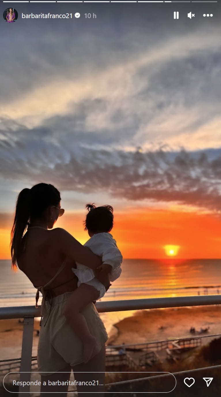 Barby Franco y Sarah Burlando disfrutaron de un atardecer soñado en la playa: las increíbles fotos