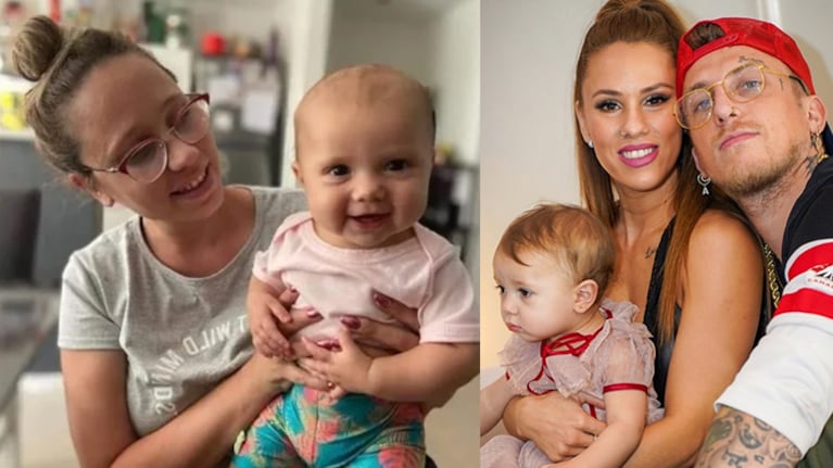 Barby Silenzi compartió la foto más linda con el Polaco y su hija en su primer cumple en medio del escándalo con su hermana.