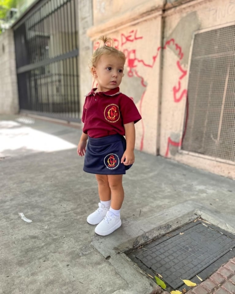 Barby Silenzi estalló tras compartir fotos del primer día de jardín de Abril, su hija: "Gente mala e ignorante"