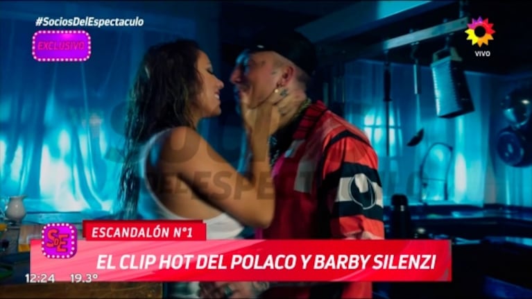 Barby Silenzi explicó por qué el Polaco la eligió para su video y lo mandó al frente