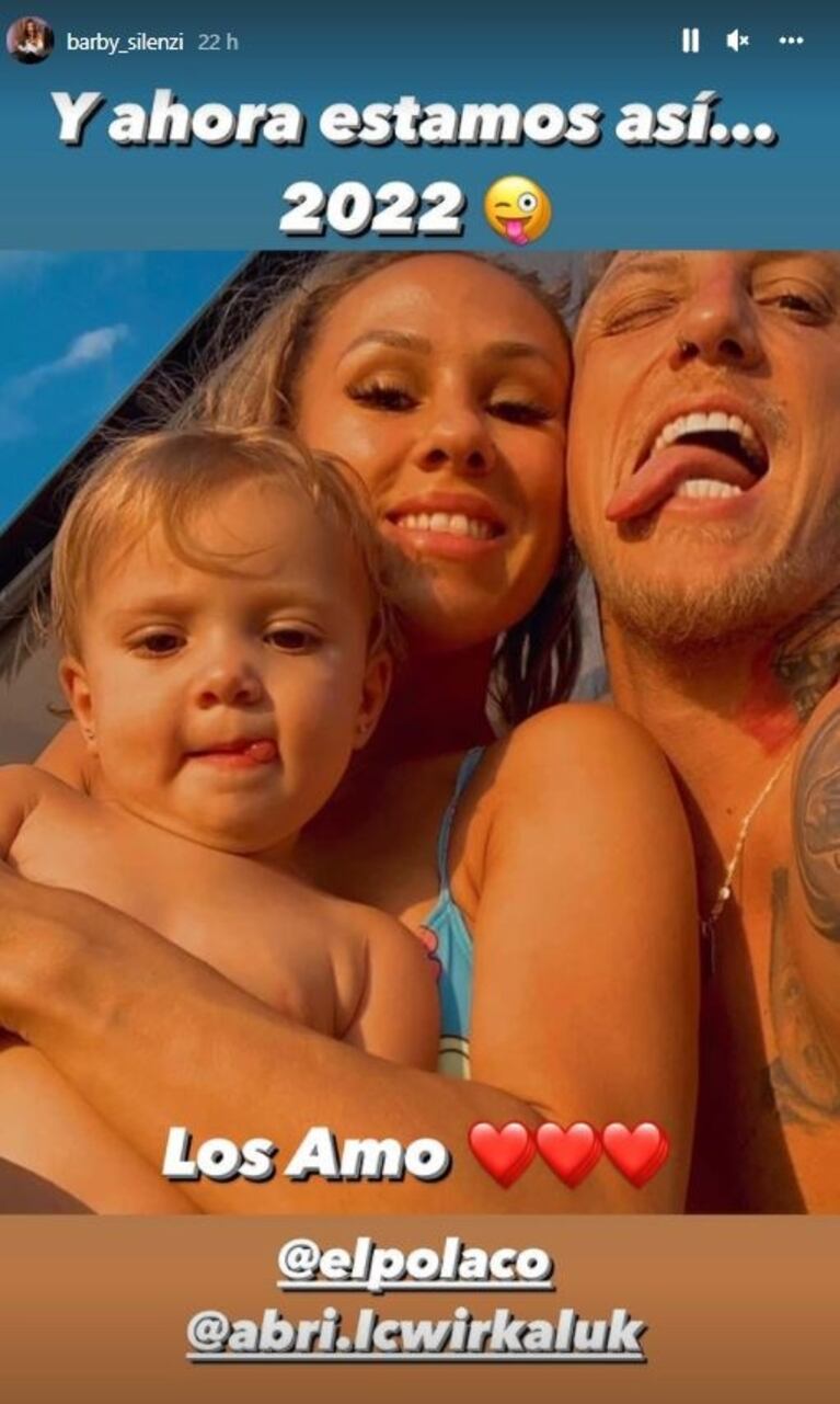 Barby Silenzi recordó con humor los inicios de su romance con El Polaco: "Ahora estamos así"