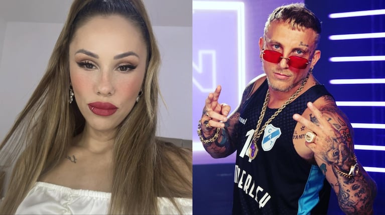 Barby Silenzi sorprendió con su nuevo look tras la separación y la reacción de El Polaco encendió rumores  (Fotos: Instagram / barbysilenzi1 y elpolaco)