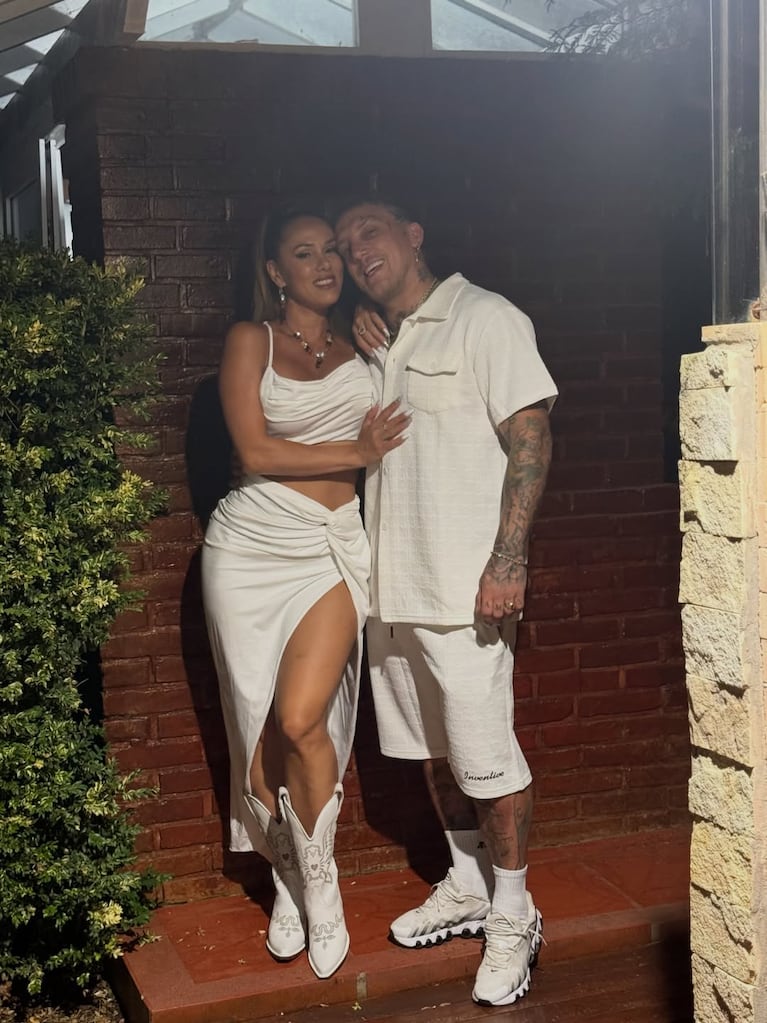 Barby Silenzi y el Polaco. (Foto: @barbysilenzi1)