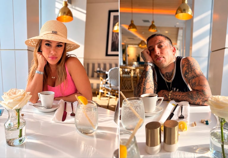 Barby Silenzi y El Polaco viajaron a Miami (Foto: Instagram @barbysilenzi1)