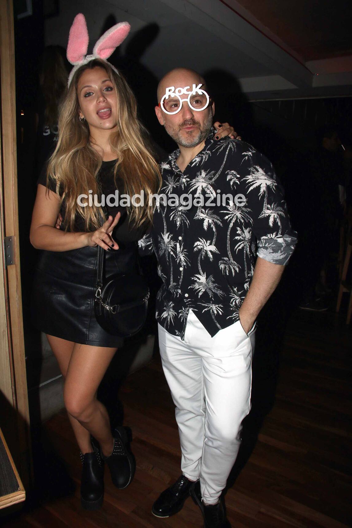 Barby Vélez con José María Muscari en su cumpleaños. (Foto: Movilpress)
