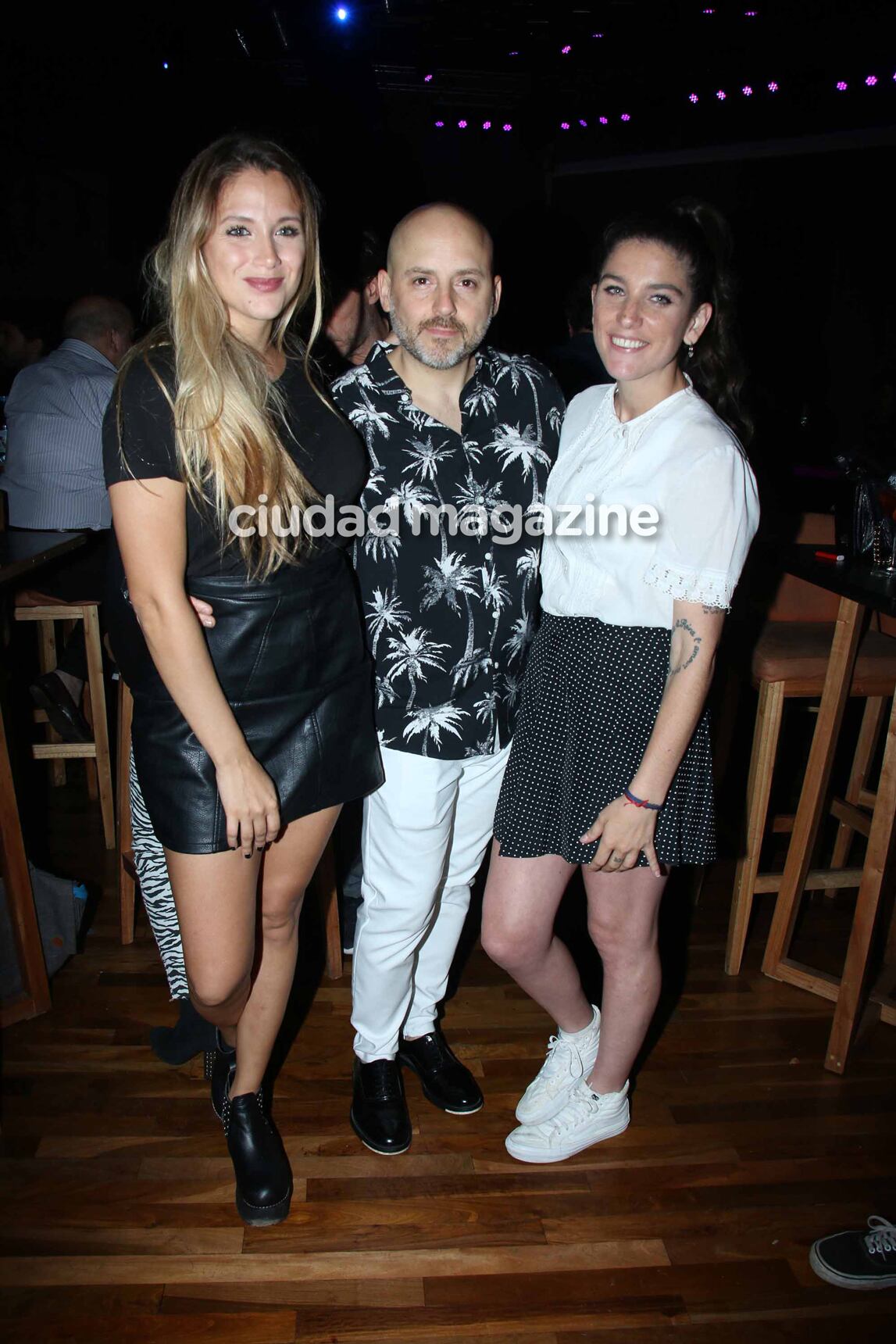 Barby Vélez y Juana Repetto en el cumpleaños de José María Muscari. (Foto: Movilpress)