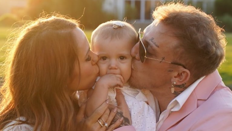 Barby y el Polaco dejaron sus conflictos de lado para mostrarse en familia, felices.