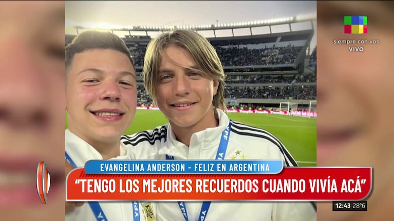 Bastian Demichelis y Valentino López, súper unidos.