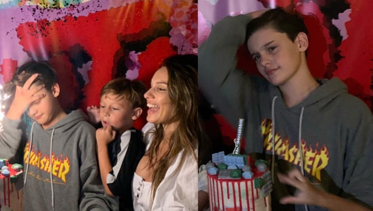 Bautista cumplió 13 años y su mamá le organizó un festejo especial.