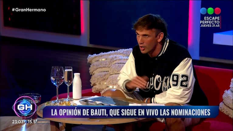 Bautista de Gran Hermano 2023 aclaró su vínculo con Coti Romero y sentenció: “Sería lo peor que...”