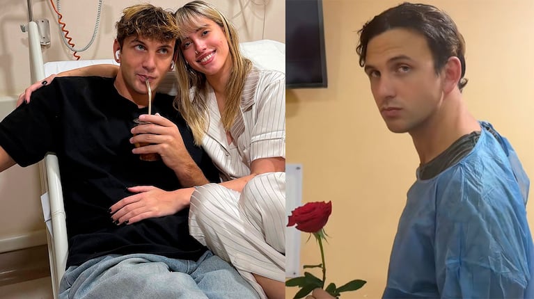 Bautista Mascia, el gran sostén de Denisse González en su nueva internación (Fotos de Instagram)