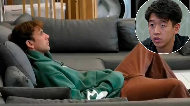 Bautista Mascia y Martín Ku de Gran Hermano (Foto: capturas Telefe)