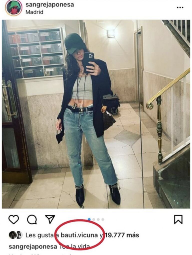 Bautista Vicuña le dedicó a China Suárez un gesto buena onda tras la separación de su papá: le puso like a una de sus fotos