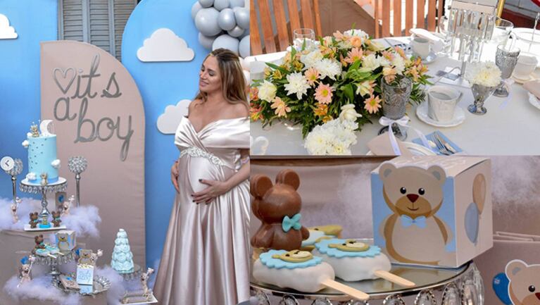 Belén celebró su baby shower de película.