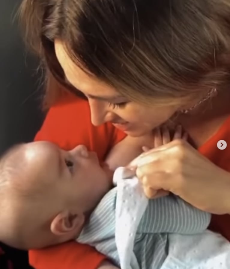 Belén Francese celebró los siete meses de su hijo: "Cómo pasa el tiempo"