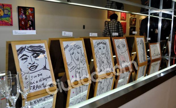 Belén Francese exhibió sus obras en la muestra Belu Art. (Foto: Jennifer Rubio - Ciudad.com)