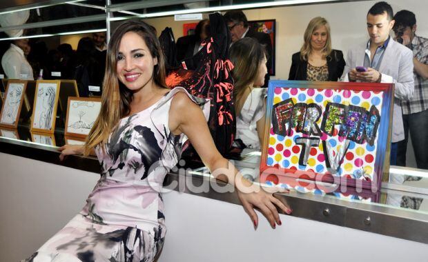 Belén Francese exhibió sus obras en la muestra Belu Art. (Foto: Jennifer Rubio - Ciudad.com)