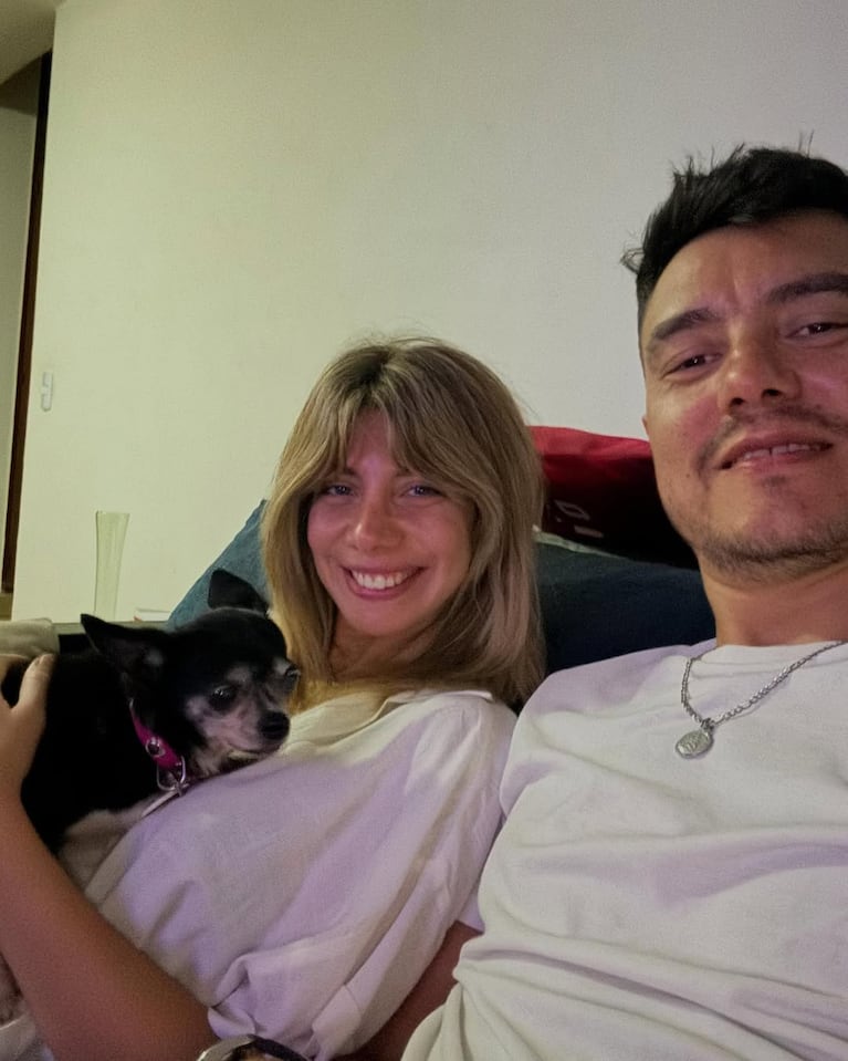 Belén, la novia de Gustavo Méndez con Rufi. (Foto: @mecomprendezmendez)