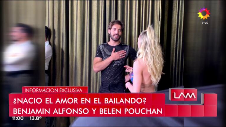 Belén Pouchan y el rumor de affaire con Benjamín Alfonso: "Solo nos pusimos a hablar de la vida y pegué onda"