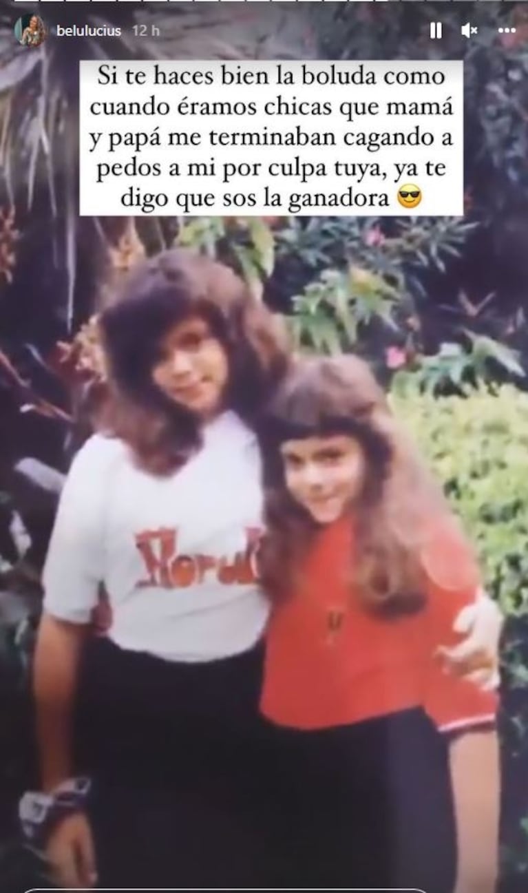 Belu Lucius alentó a su hermana Emily por su entrada a El Hotel de los Famosos con tiernas fotos retro