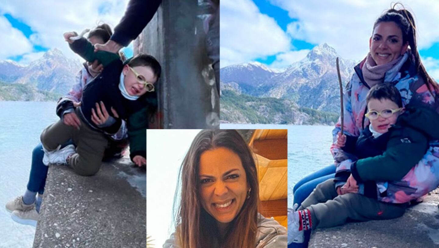 Belu Lucius compartió divertidas fotos para ilustrar la maternidad real durante sus vacaciones.