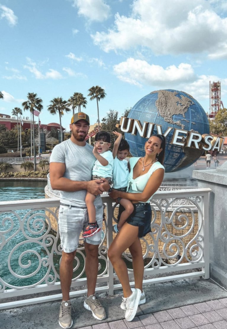 Belu Lucius compartió las fotos más divertidas de sus vacaciones en Disney con sus hijos: "Planeamos este viaje para ellos"