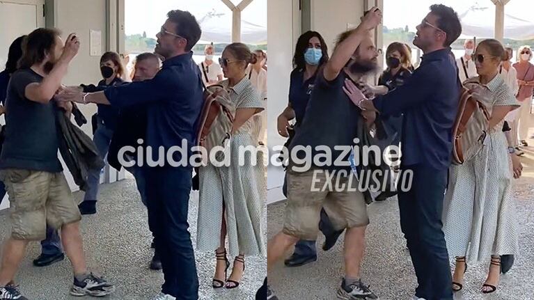 Ben Affleck protagonizó un tenso momento con un fan de Jennifer Lopez.