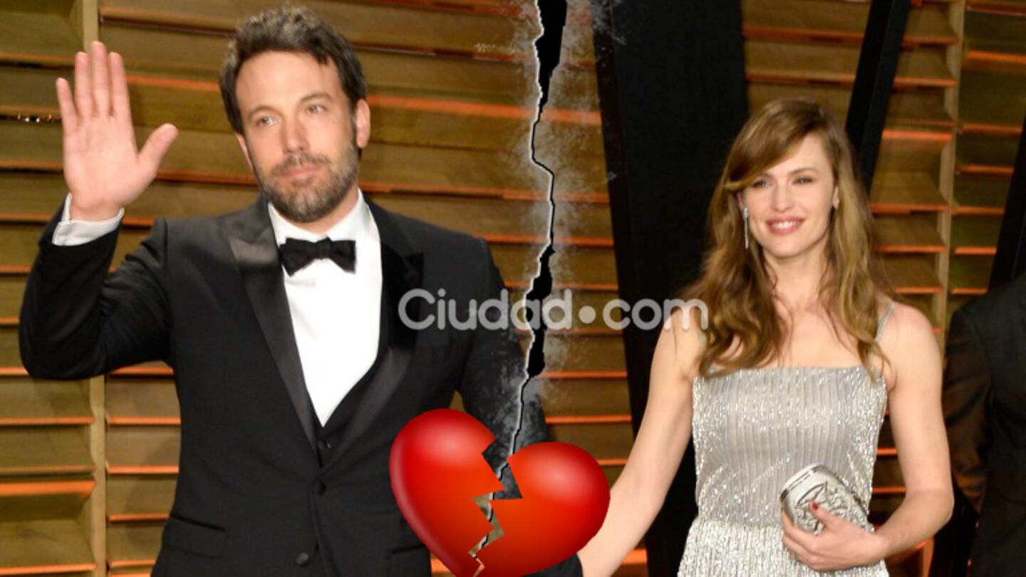 Ben Affleck y Jennifer Garner iniciaron el divorcio tras varias idas y vueltas. Foto: AFP