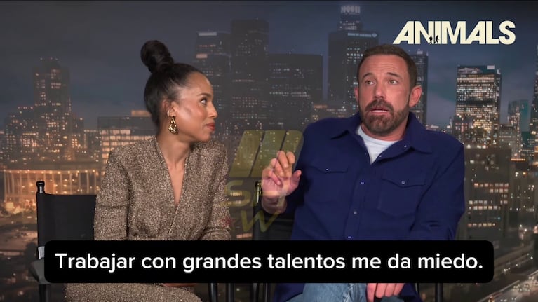 Ben Affleck y Kerry Washington hablaron con Mshow (Foto: captura de Ciudad Magazine).