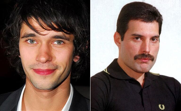 Ben Whishaw y Freddie Mercury. (Foto: Web) 