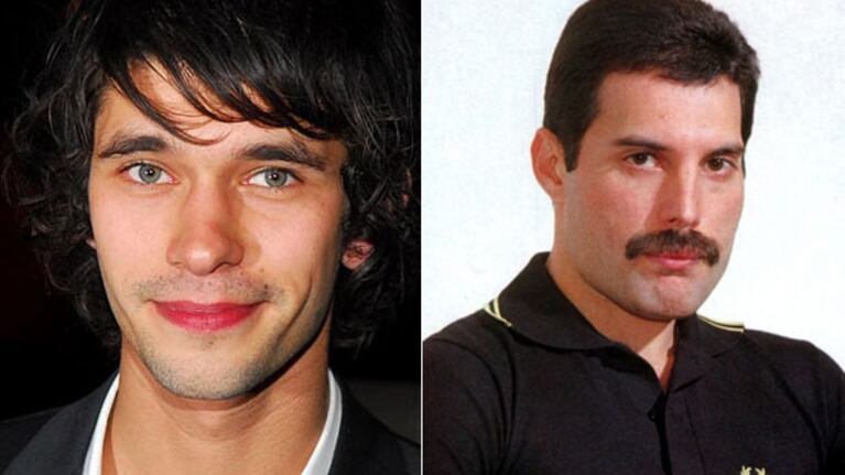 Ben Whishaw y Freddie Mercury. (Foto: Web)