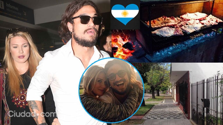 Benedetta Mazza y Daniel Osvaldo disfrutan juntos de Argentina (Fotos: Archivo Ciudad.com e Instagram).
