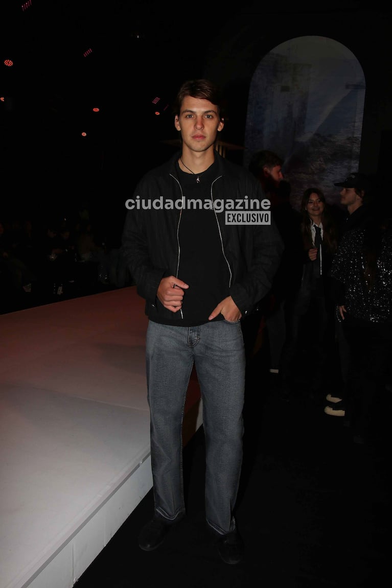 Benicio Gravier en el BAFWEEK (Foto: Movilpress).