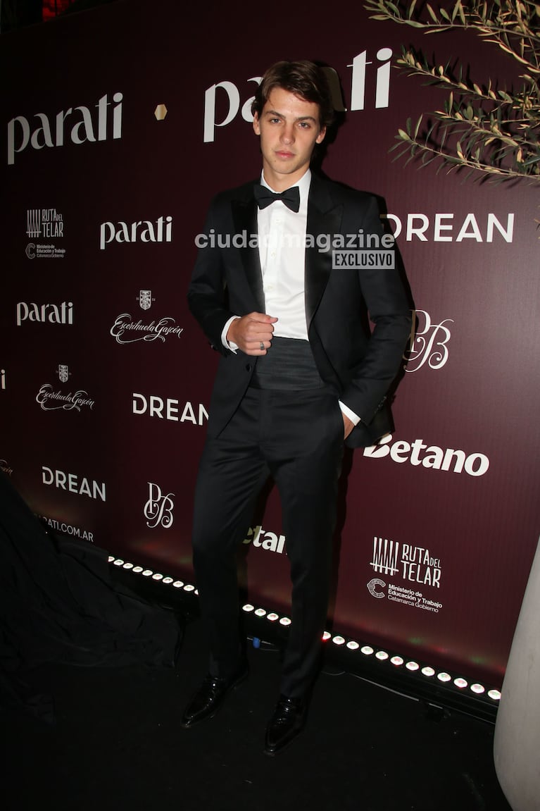 Benicio Gravier en la gala de una revista (Foto: Movilpress).