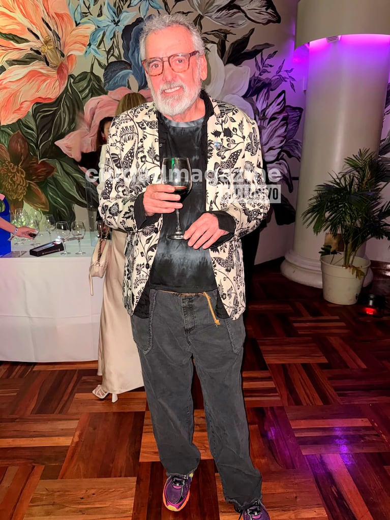 Benito Fernández en el lanzamiento de su nuevo vino (Foto: Ciudad Magazine).