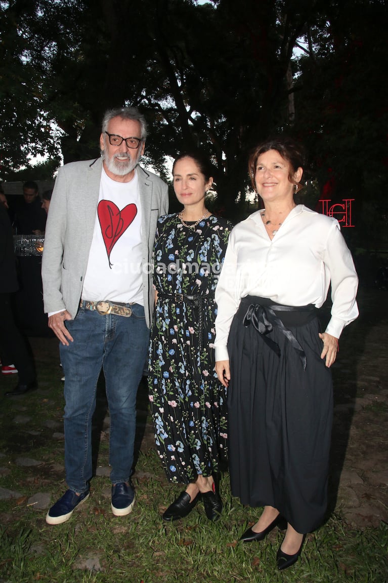 Benito Fernández y Carolina Herrera en el Museo Sivori (Foto: Movilpress).