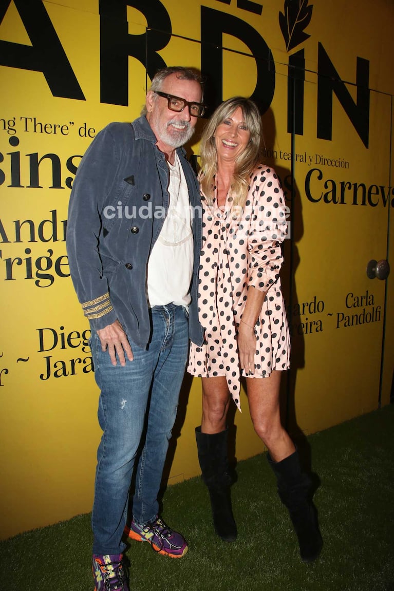 Benito Fernández y Soledad Solaro (Foto: Movilpress)