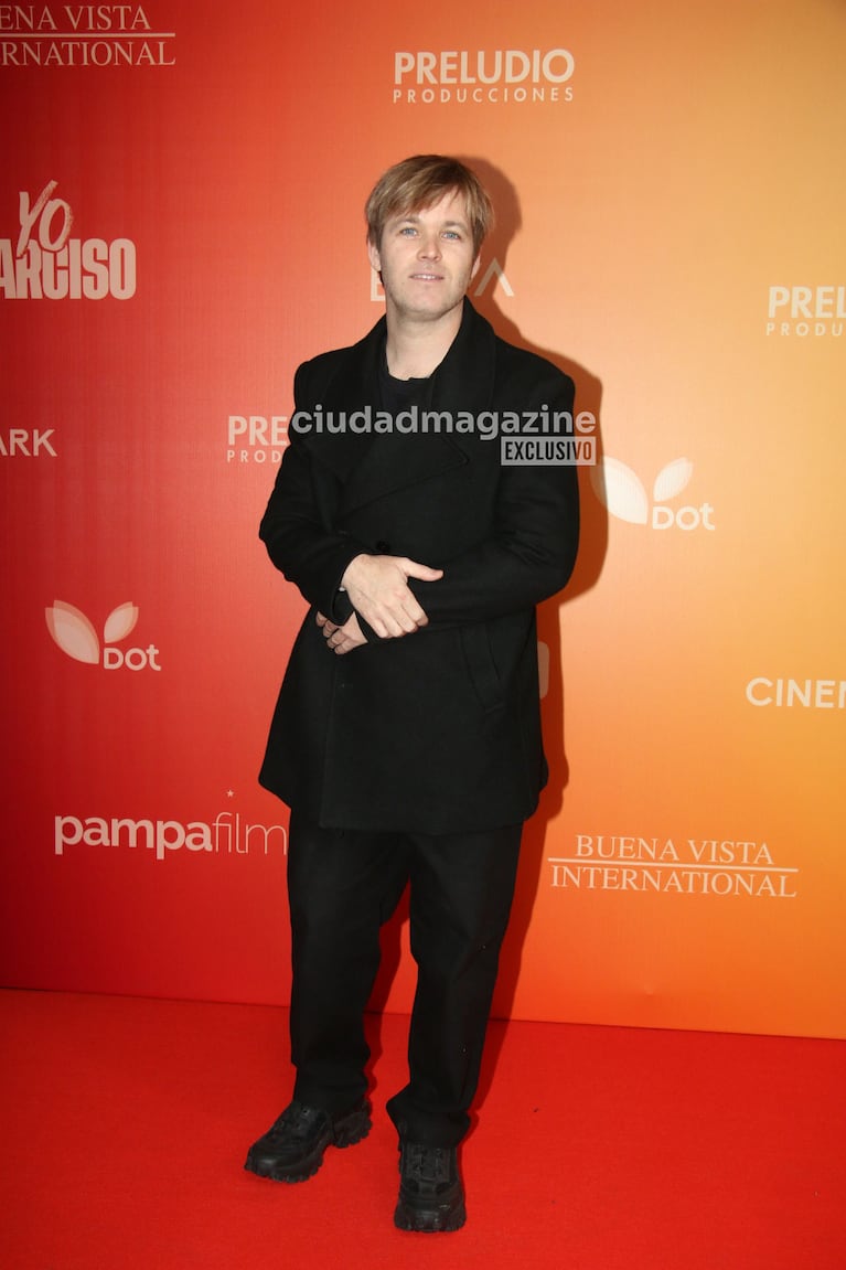 Benjamín Amadeo en el estreno de Yo Narciso (Foto: Movilpress).