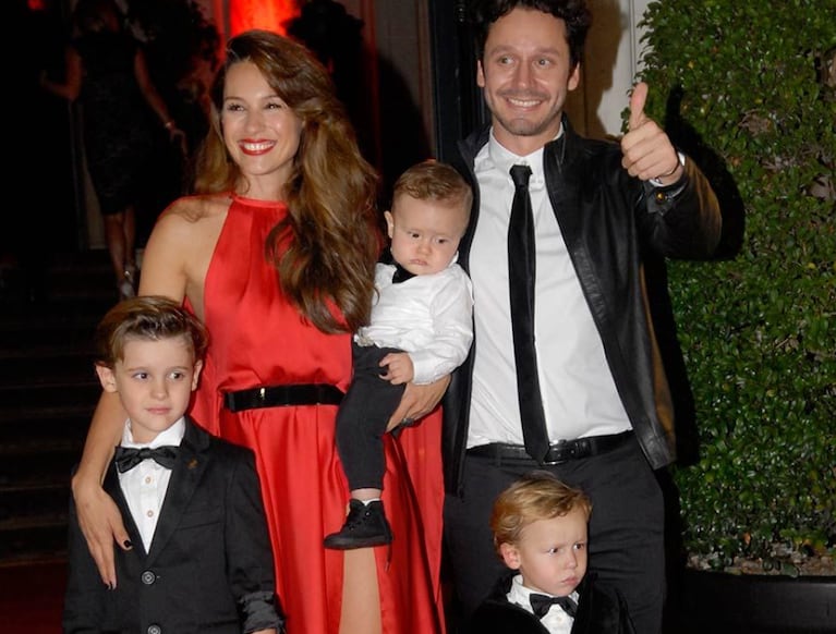 Benjamín celebró sus diez años de amor con Pampita en una fiesta en 2015.